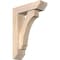 Ekena Millwork Imperial Slat Smooth Bracket w/ Offset Brace, Douglas Fir, 5 1/2"W x 18"D x 26"H BKT0604X18X26IMP06SDF - alternate 1